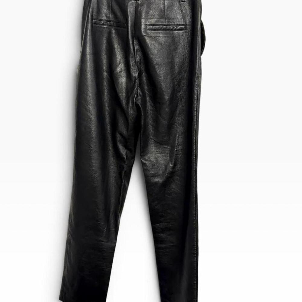 Aritzia Babaton black vegan leather pants size 0 - Picture 2 of 5